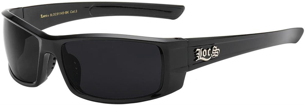 Dark locs wrap sunglasses