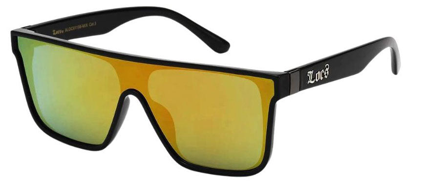 Flat-Top Locs Colored lens Sunglasses