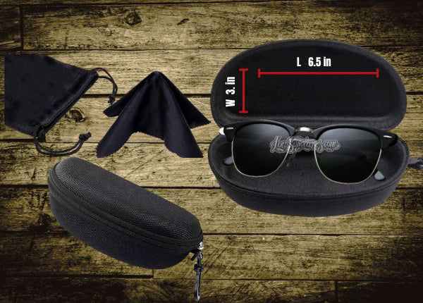 Locs sunglass hard zipper case