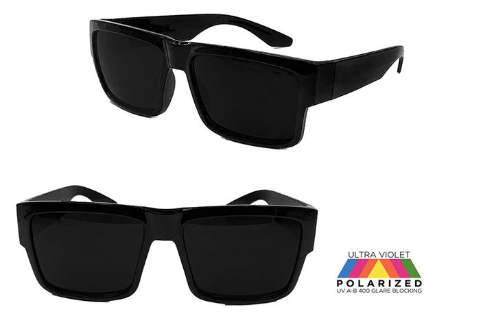 Old school Large Frame Locs Polarized Sunglasses