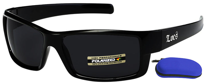 locs polarized wrap Sunglasses