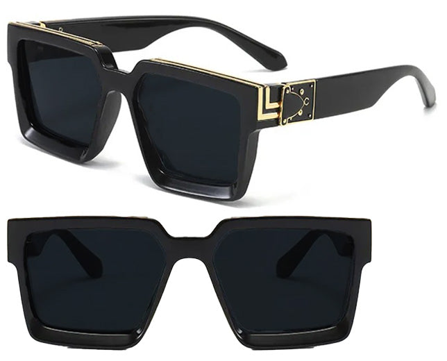 Men & Women Hip Hop Super Dark Bling Shades