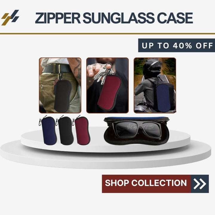 Ultra Light Zipper Sunglass Case