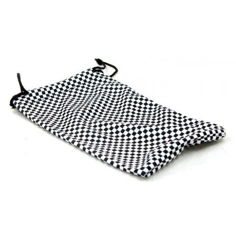 Soft Checkered Pouch & Cleaning Cloth