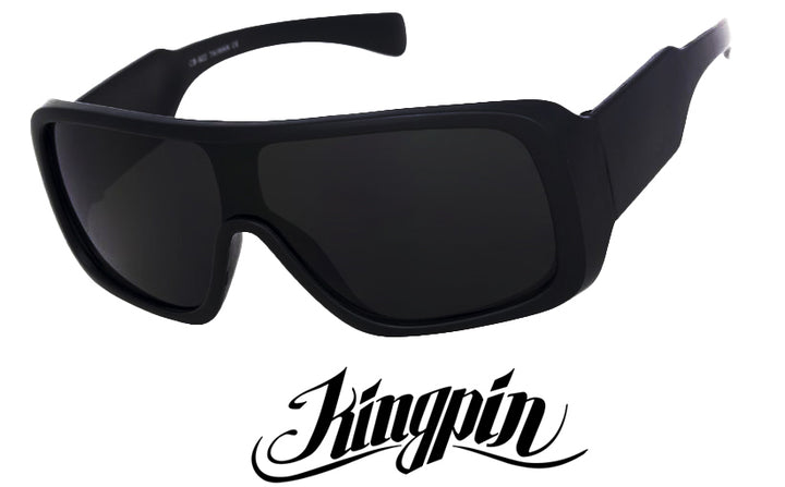 Large Frame Kingpin  {CAT 4 }  Super Dark Shades