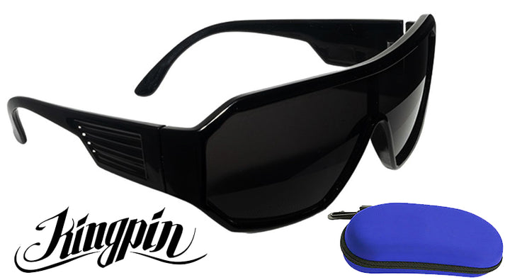 "KINGPIN"  Super Dark Large Frame Sunglasses