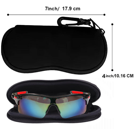 Large Size Neoprene Zipper Sunglass Case Bundle Deal 3 for $12.99