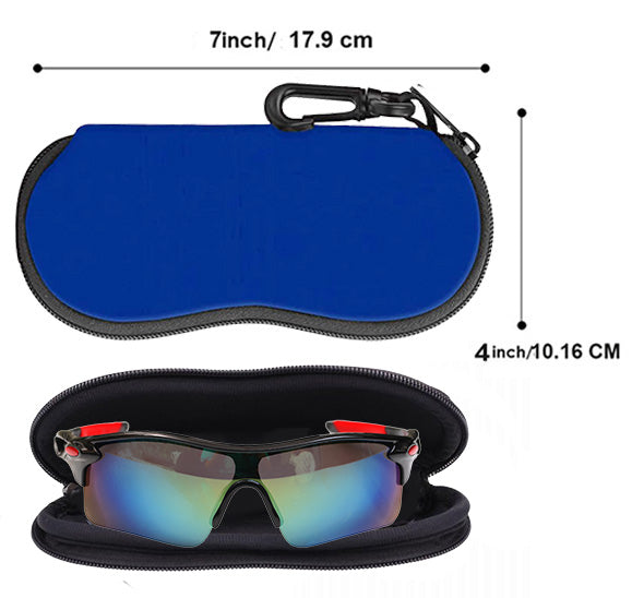 Large Size Neoprene Zipper Sunglass Case Bundle Deal 3 for $12.99