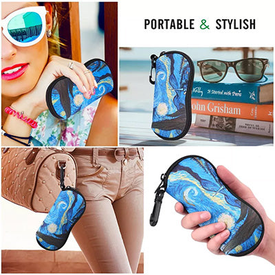 Ultra Light Neoprene Women's Zipper Sunglass Case