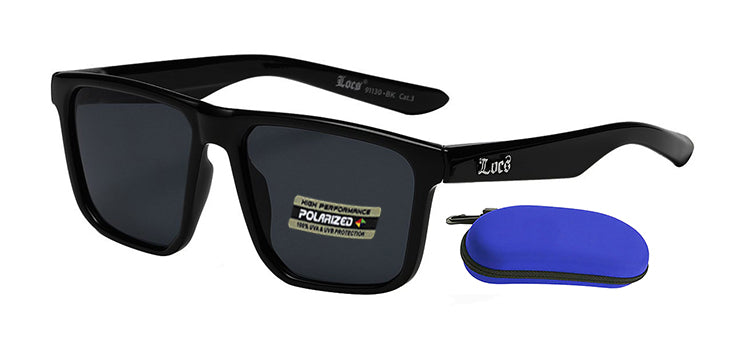 Retro Polarized Locs Sunglasses With Logo