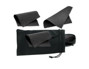 Chic leather magnetic sunglass case for women